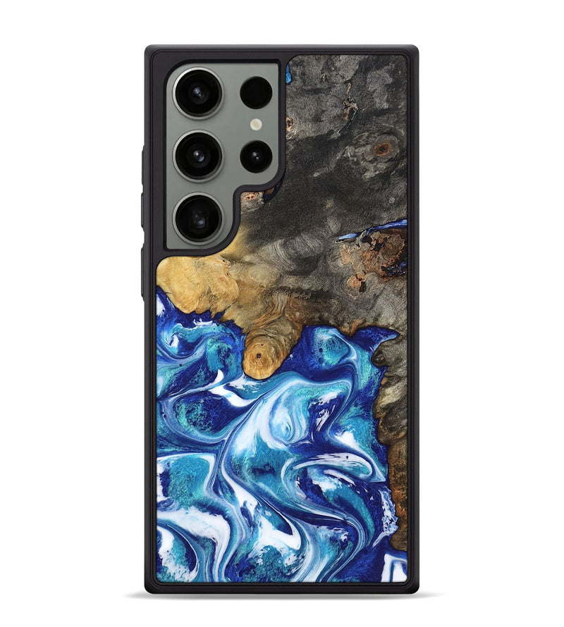 Galaxy S24 Ultra Wood Phone Case - Beckham (Blue, 801365)