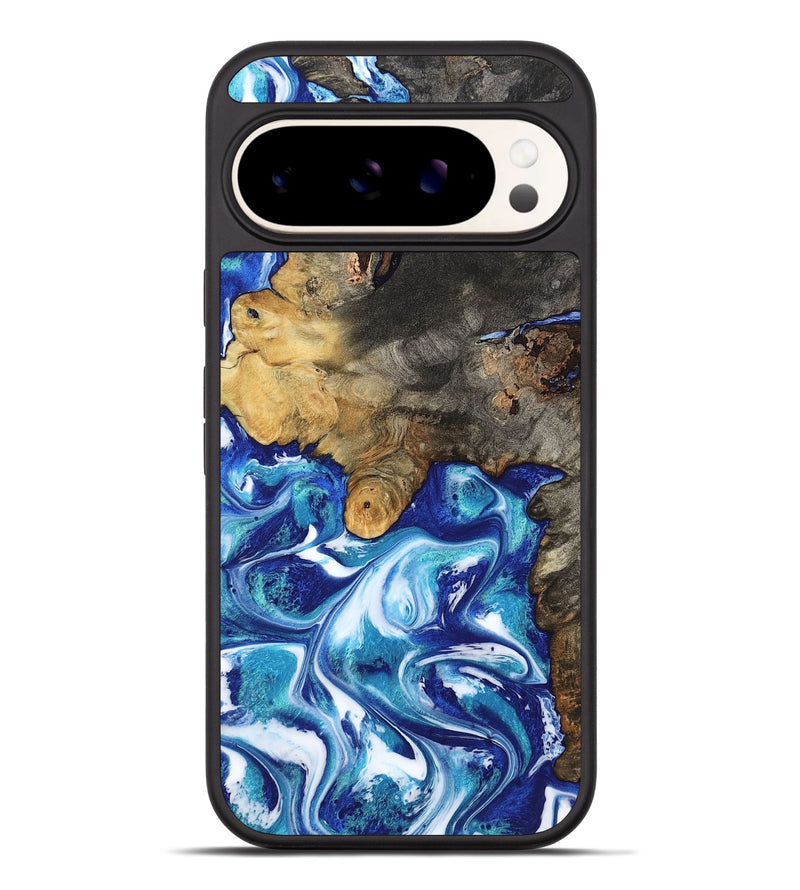 Pixel 9 Pro XL Wood Phone Case - Beckham (Blue, 801365)
