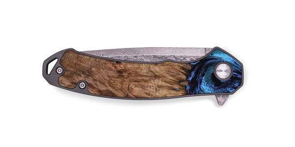 EDC Wood Pocket Knife - Gus (Blue, 801366)
