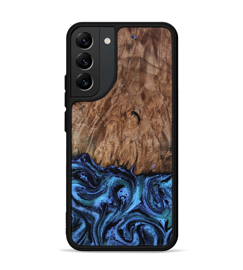 Galaxy S22 Plus Wood Phone Case - Gus (Blue, 801366)