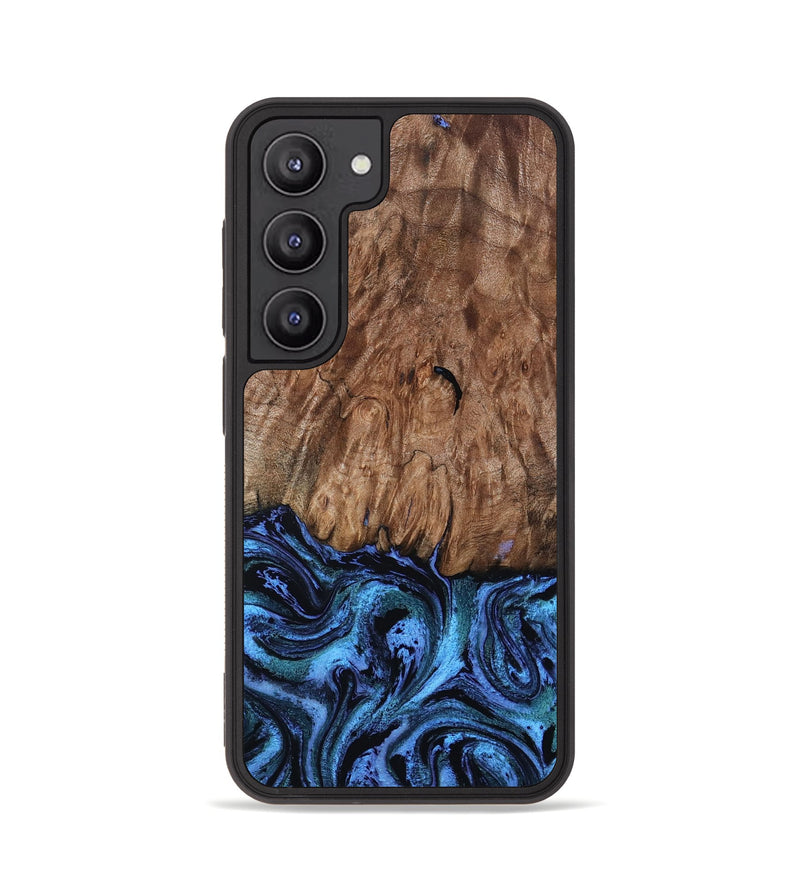 Galaxy S23 Wood Phone Case - Gus (Blue, 801366)