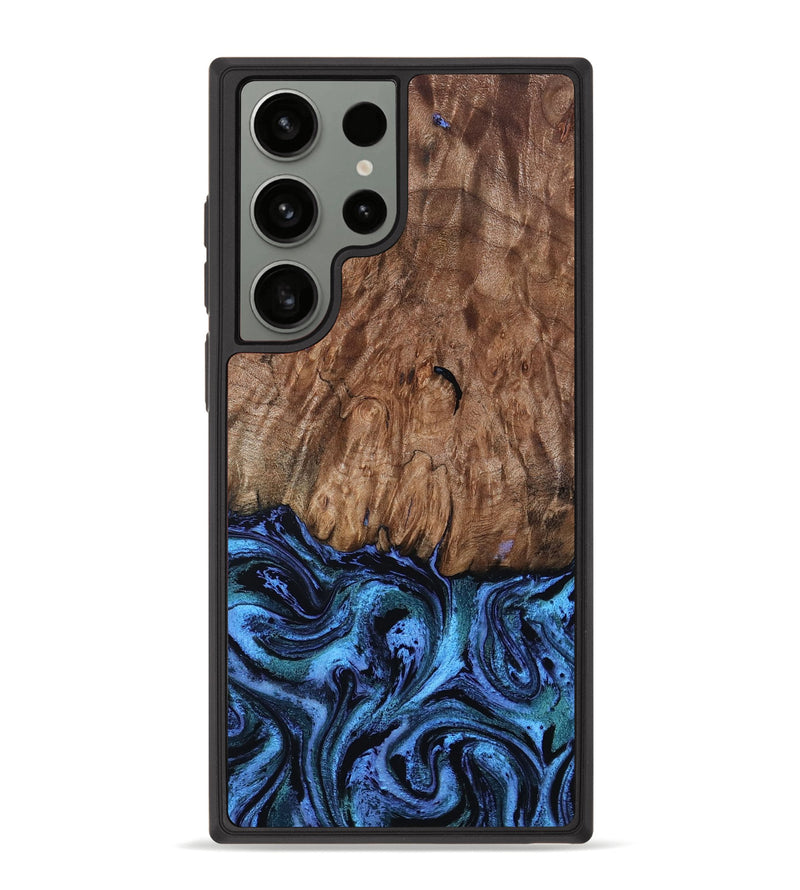 Galaxy S23 Ultra Wood Phone Case - Gus (Blue, 801366)
