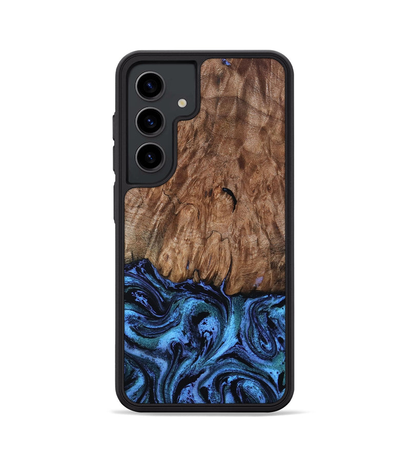 Galaxy S24 Wood Phone Case - Gus (Blue, 801366)