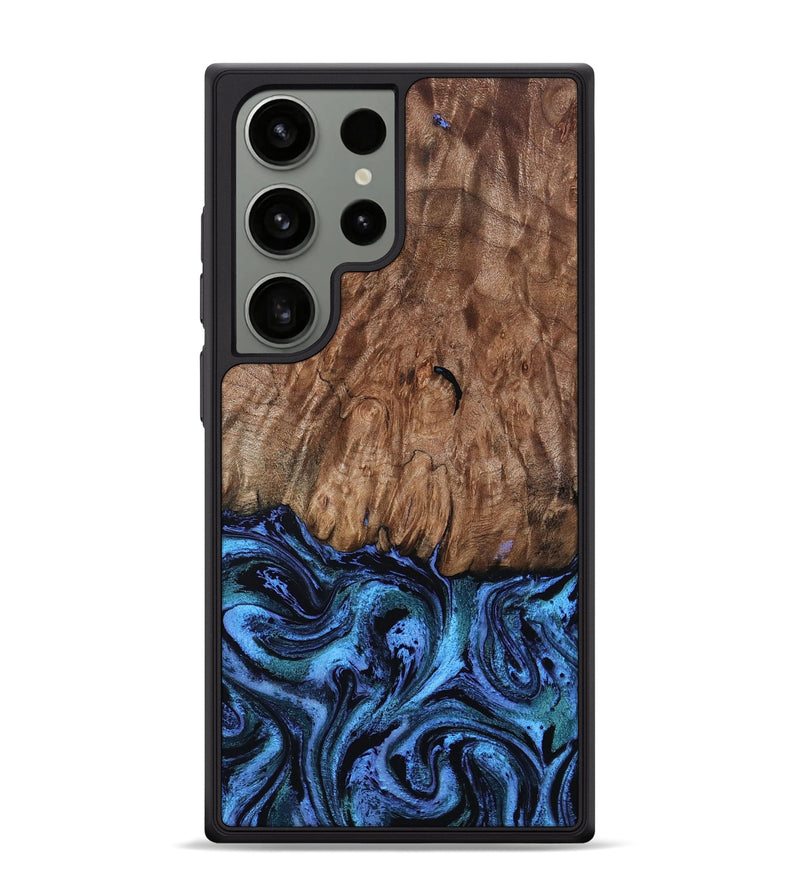 Galaxy S24 Ultra Wood Phone Case - Gus (Blue, 801366)