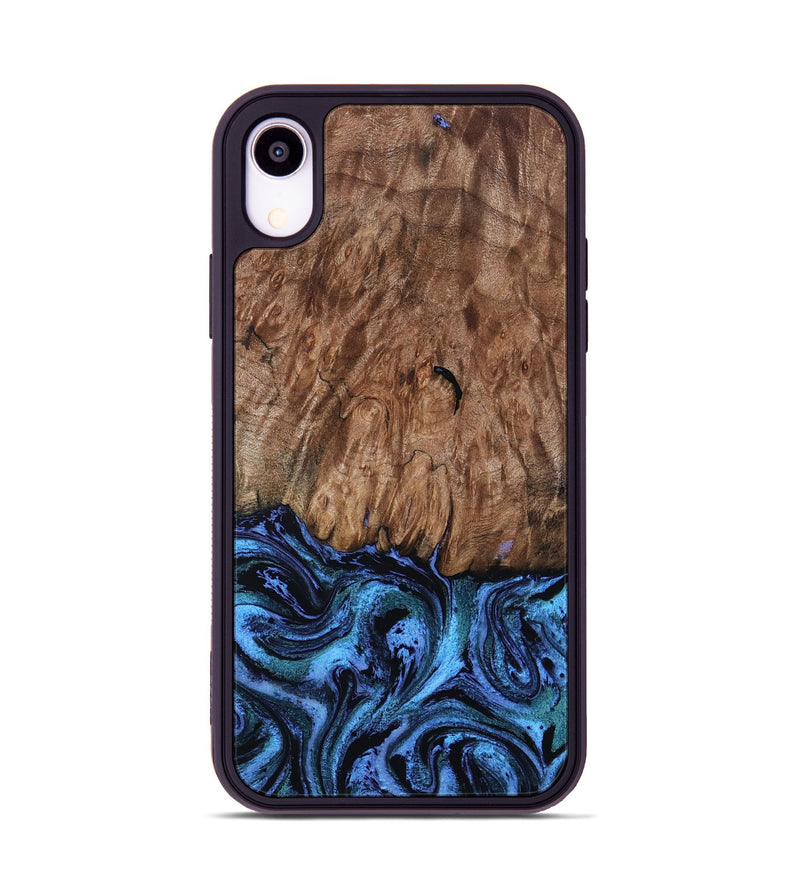 iPhone Xr Wood Phone Case - Gus (Blue, 801366)