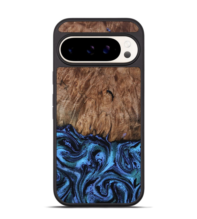 Pixel 9 Pro Wood Phone Case - Gus (Blue, 801366)