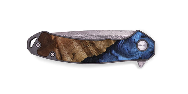 EDC Wood Pocket Knife - Jace (Blue, 801367)