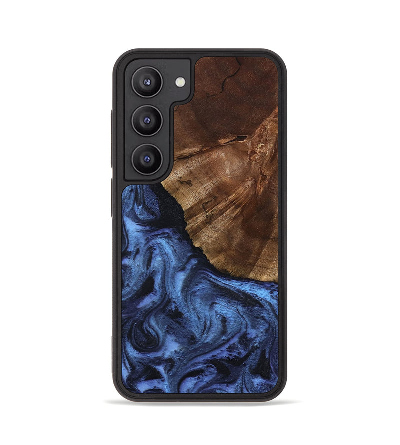 Galaxy S23 Wood Phone Case - Jace (Blue, 801367)