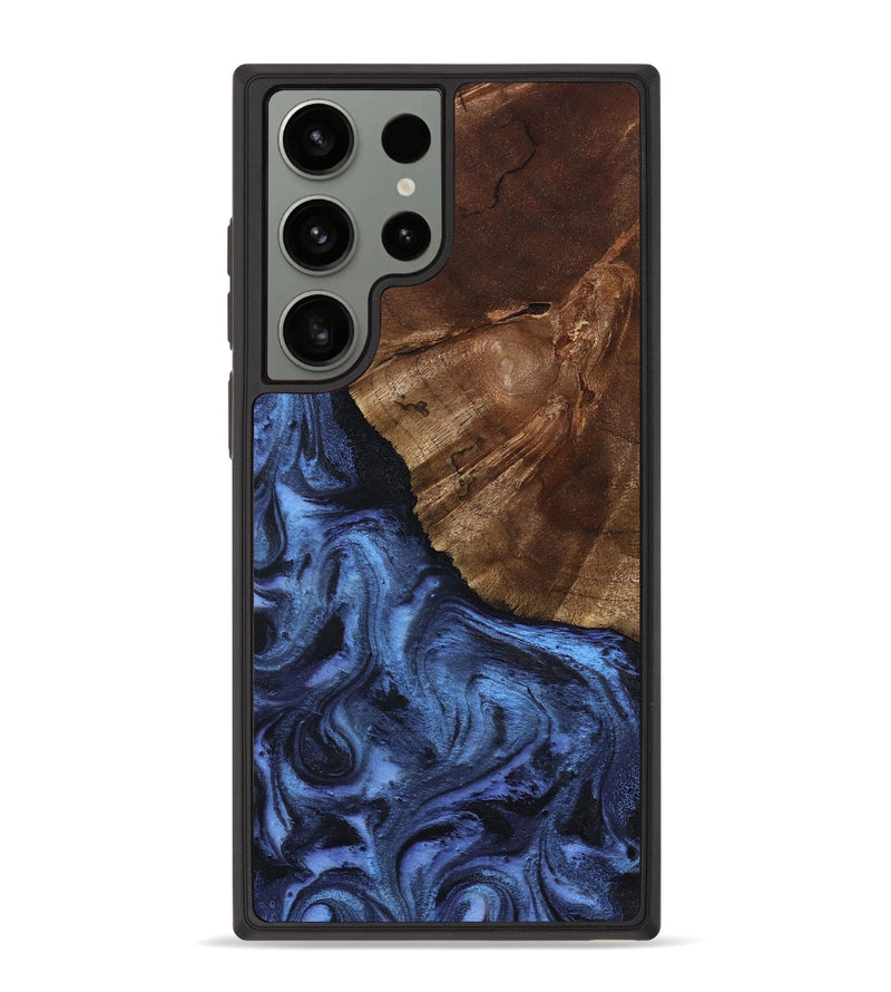 Galaxy S23 Ultra Wood Phone Case - Jace (Blue, 801367)