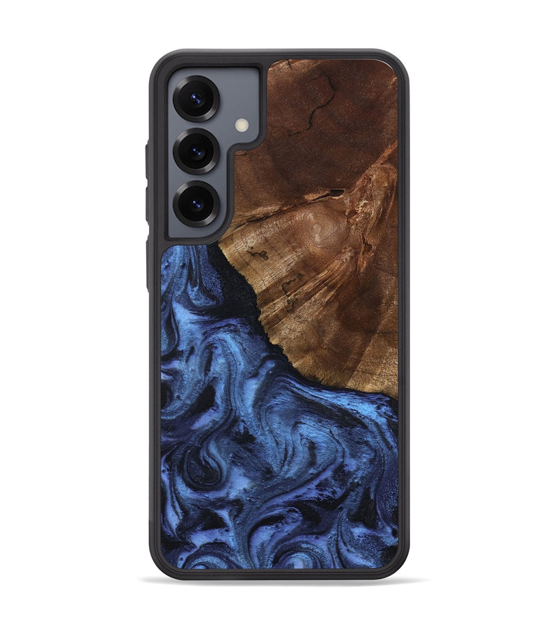 Galaxy S25 Plus Wood Phone Case - Jace (Blue, 801367)