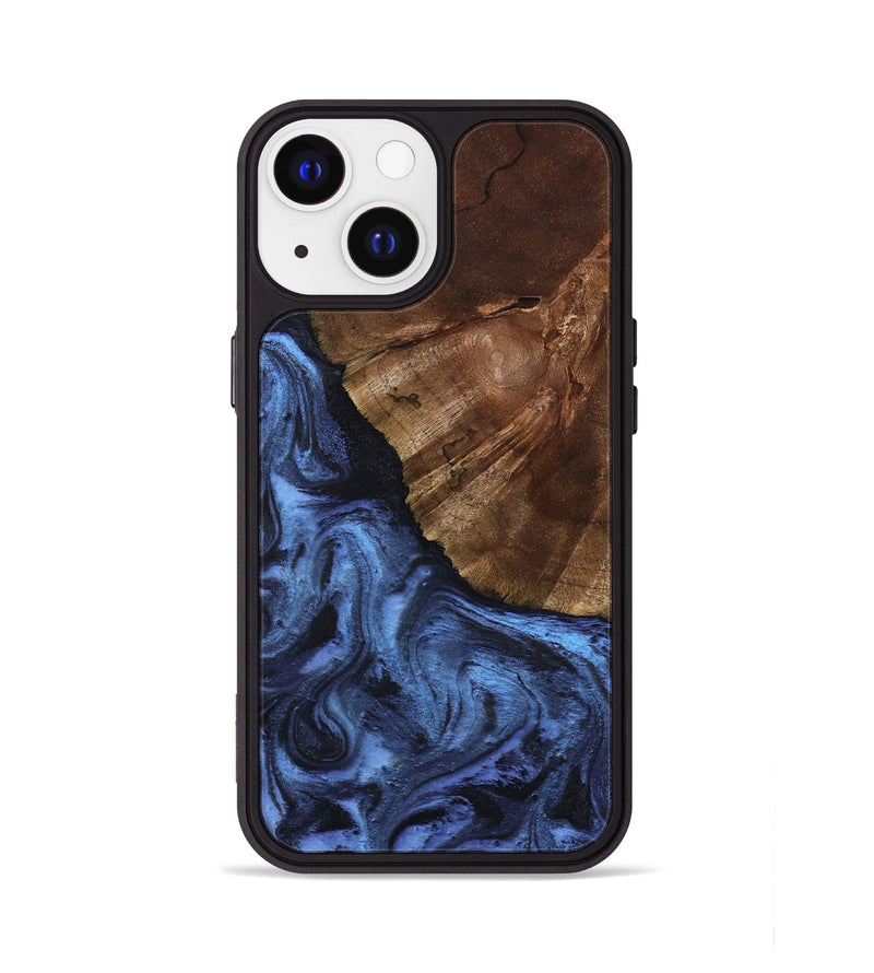 iPhone 13 Wood Phone Case - Jace (Blue, 801367)