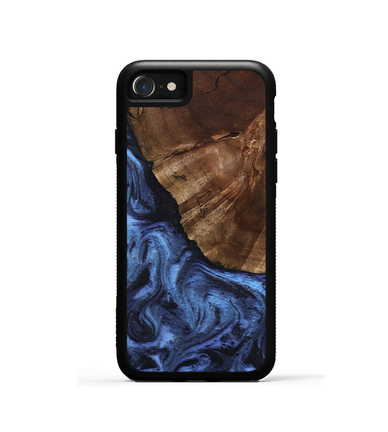 iPhone SE Wood Phone Case - Jace (Blue, 801367)