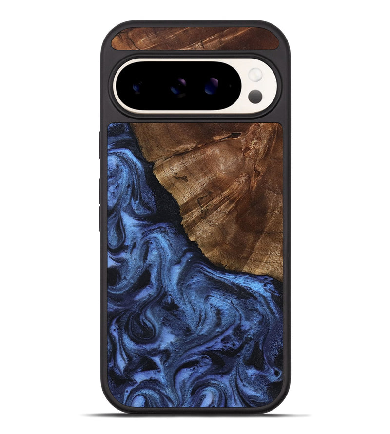 Pixel 9 Pro XL Wood Phone Case - Jace (Blue, 801367)