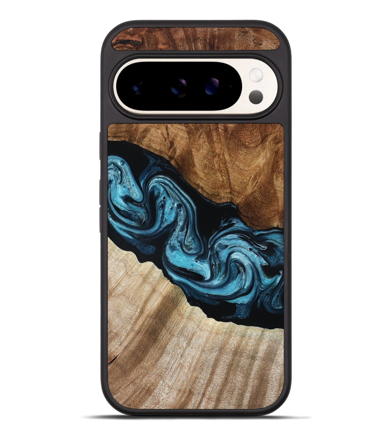 Pixel 9 Pro XL Wood Phone Case - Sara (Blue, 801368)