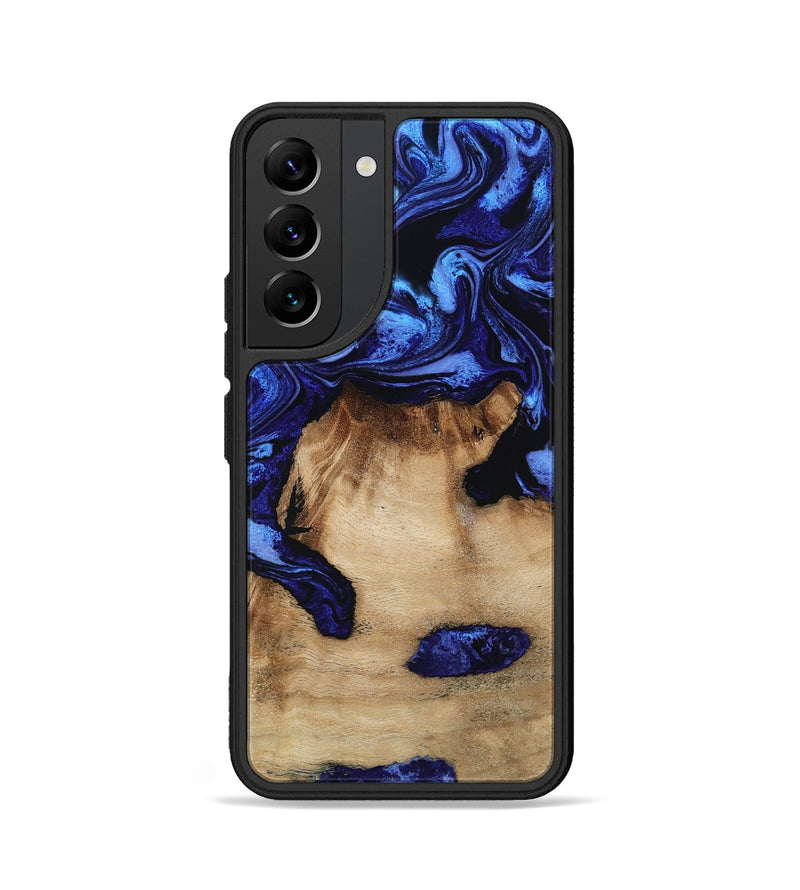 Galaxy S22 Wood Phone Case - Ari (Blue, 801369)