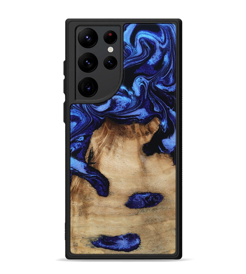 Galaxy S22 Ultra Wood Phone Case - Ari (Blue, 801369)