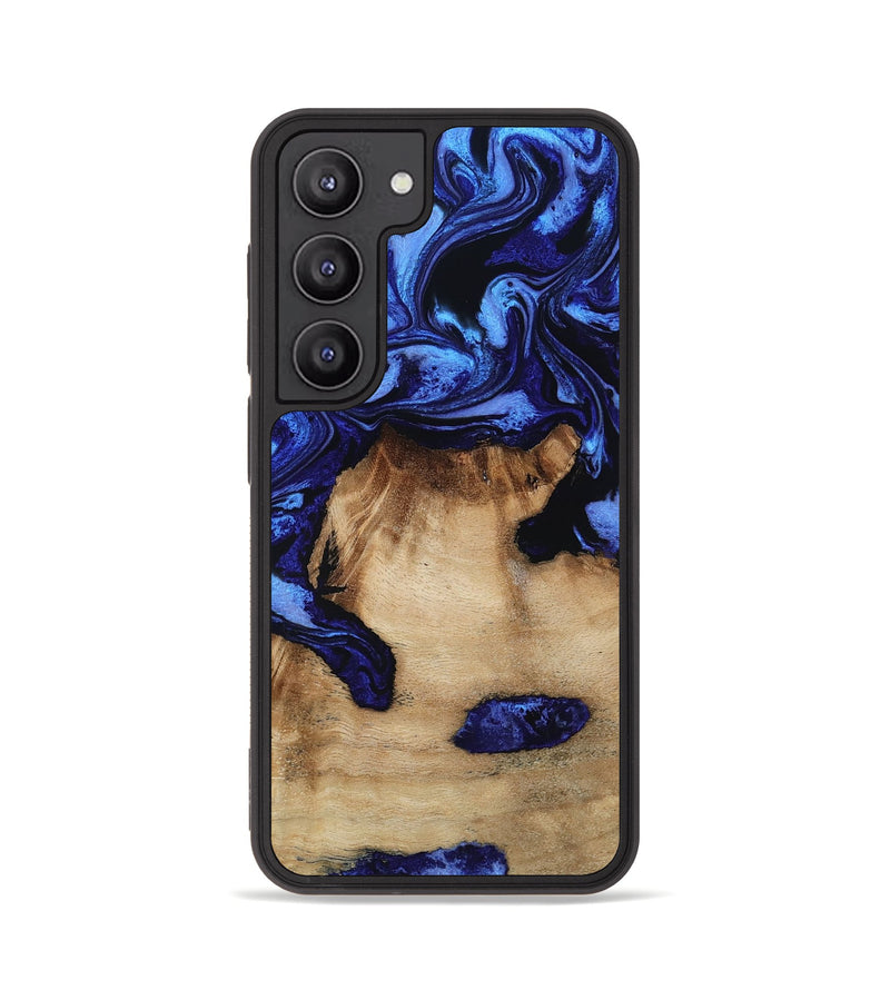 Galaxy S23 Wood Phone Case - Ari (Blue, 801369)