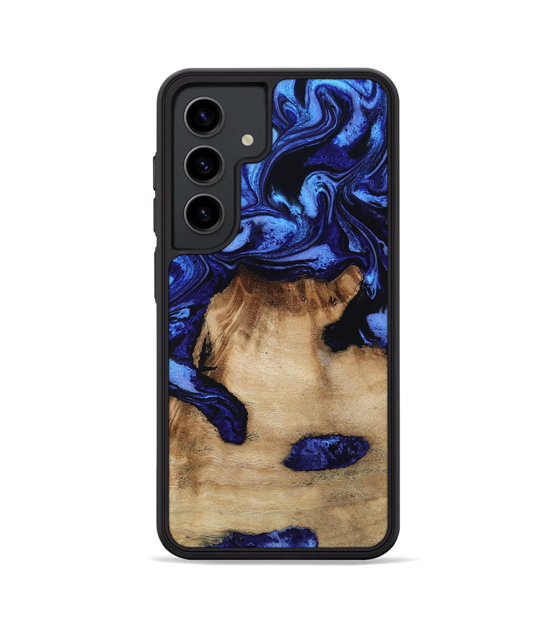 Galaxy S24 Wood Phone Case - Ari (Blue, 801369)