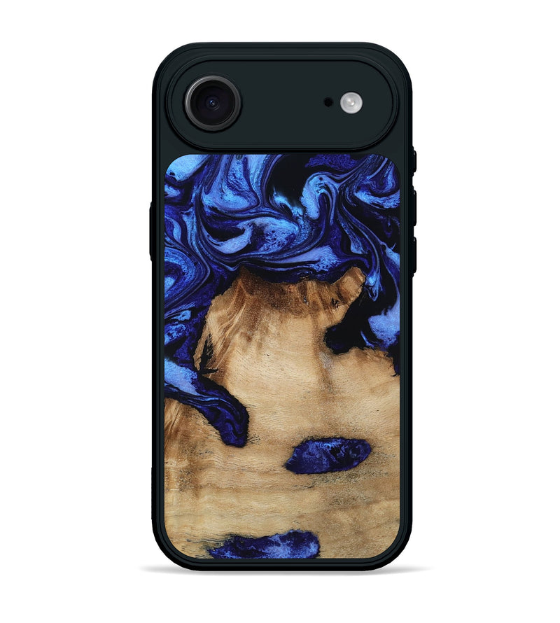 iPhone 17 Air Wood Phone Case - Ari (Blue, 801369)