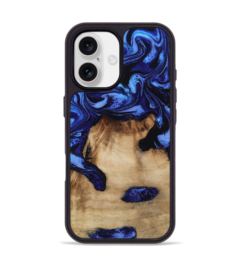 iPhone 17 Wood Phone Case - Ari (Blue, 801369)