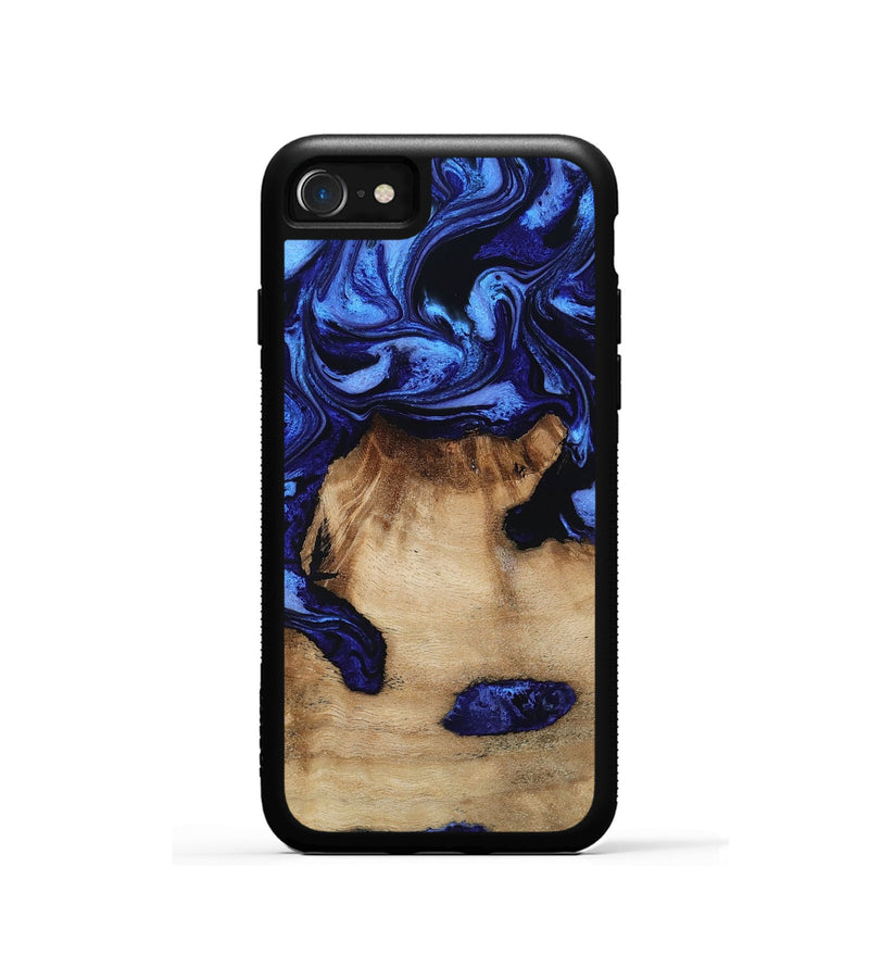 iPhone SE Wood Phone Case - Ari (Blue, 801369)