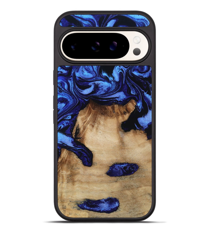 Pixel 9 Pro XL Wood Phone Case - Ari (Blue, 801369)