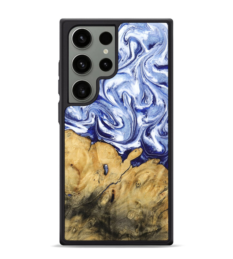 Galaxy S24 Ultra Wood Phone Case - Berta (Blue, 801370)