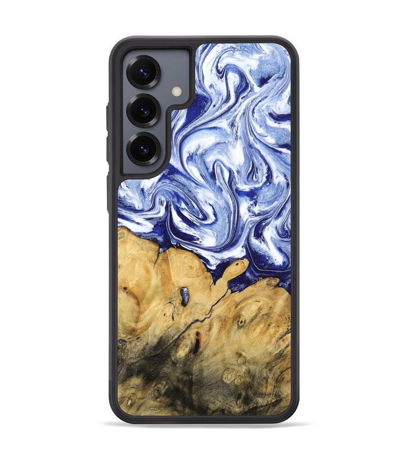 Galaxy S25 Plus Wood Phone Case - Berta (Blue, 801370)