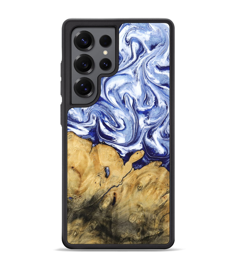 Galaxy S25 Ultra Wood Phone Case - Berta (Blue, 801370)