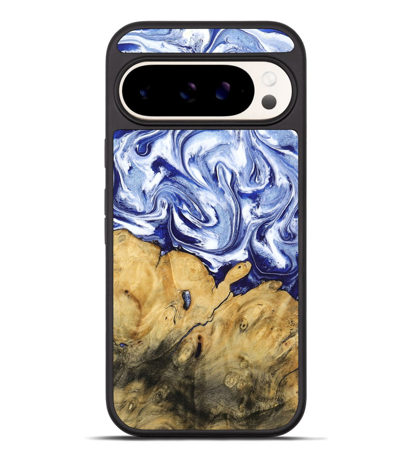 Pixel 9 Pro XL Wood Phone Case - Berta (Blue, 801370)