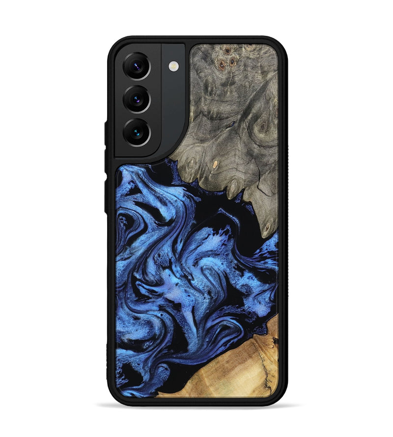 Galaxy S22 Plus Wood Phone Case - Krish (Blue, 801372)