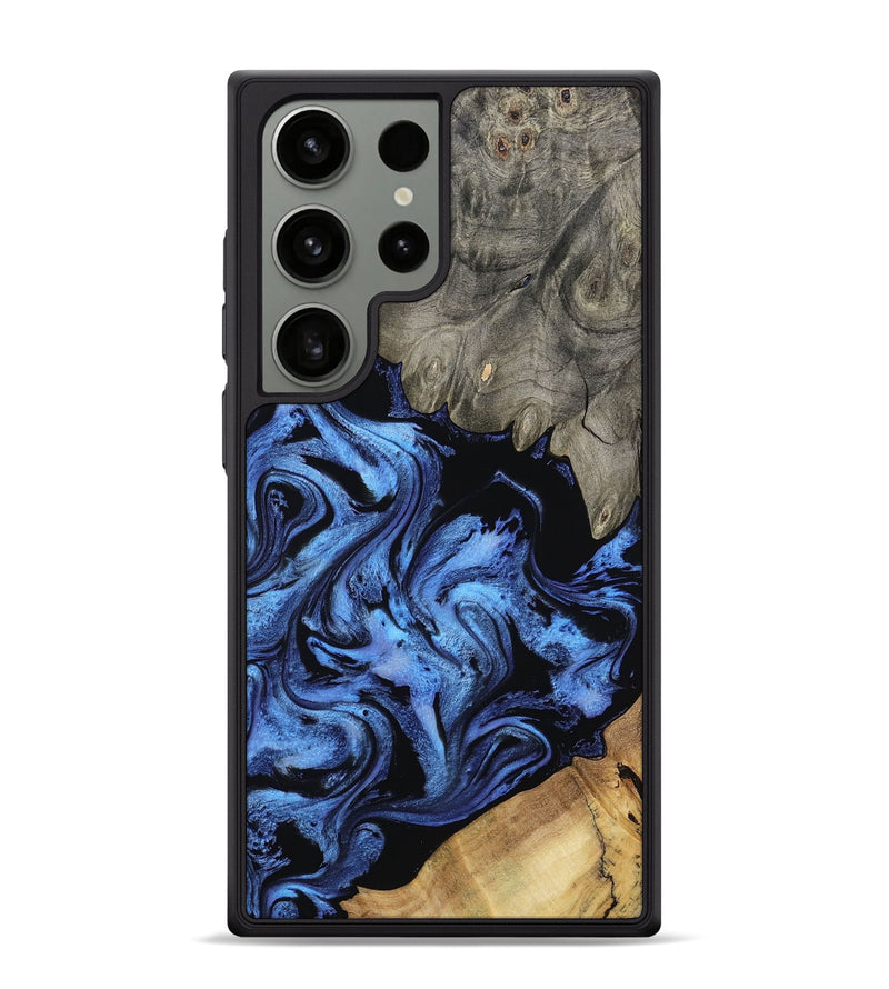 Galaxy S24 Ultra Wood Phone Case - Krish (Blue, 801372)