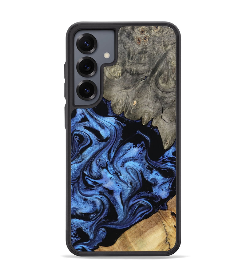 Galaxy S25 Plus Wood Phone Case - Krish (Blue, 801372)