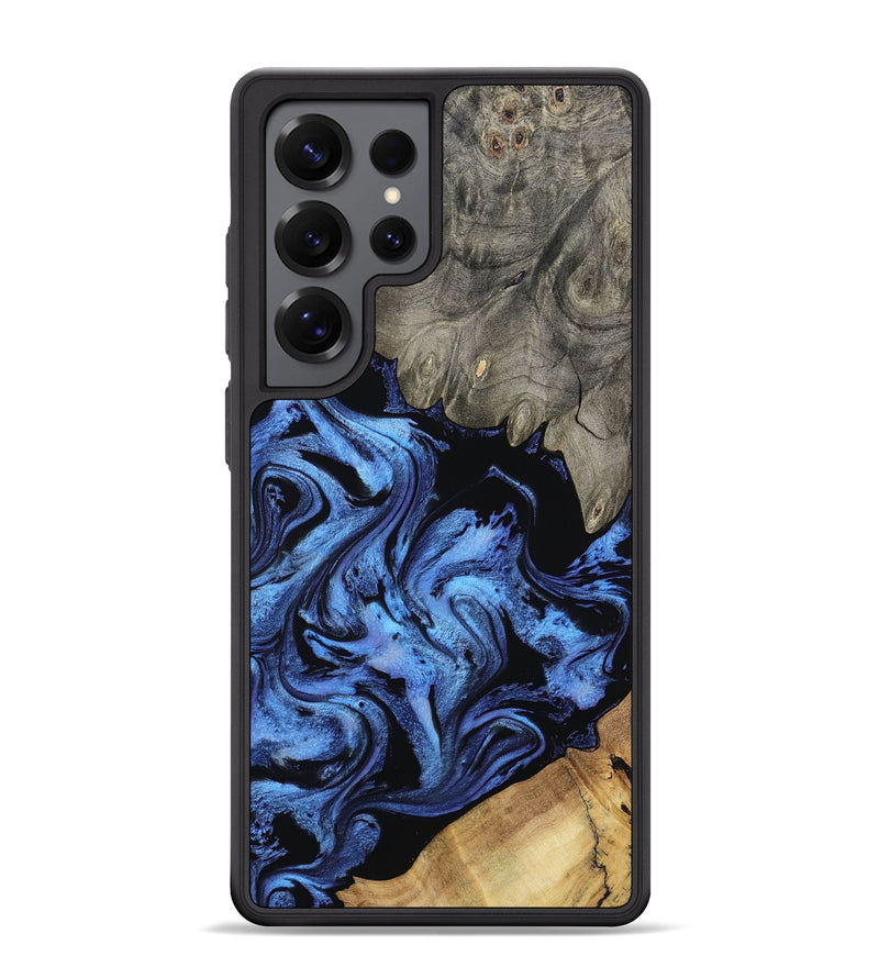 Galaxy S25 Ultra Wood Phone Case - Krish (Blue, 801372)