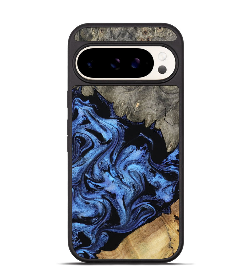 Pixel 9 Pro Wood Phone Case - Krish (Blue, 801372)