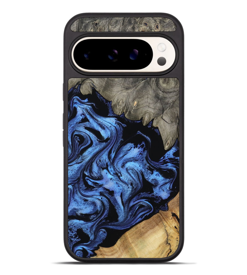 Pixel 9 Pro XL Wood Phone Case - Krish (Blue, 801372)
