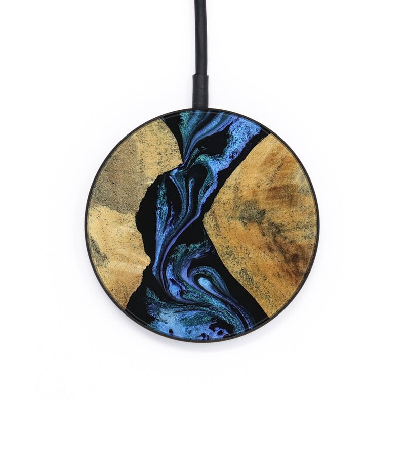 Circle Wood Wireless Charger - Arturo (Blue, 801373)