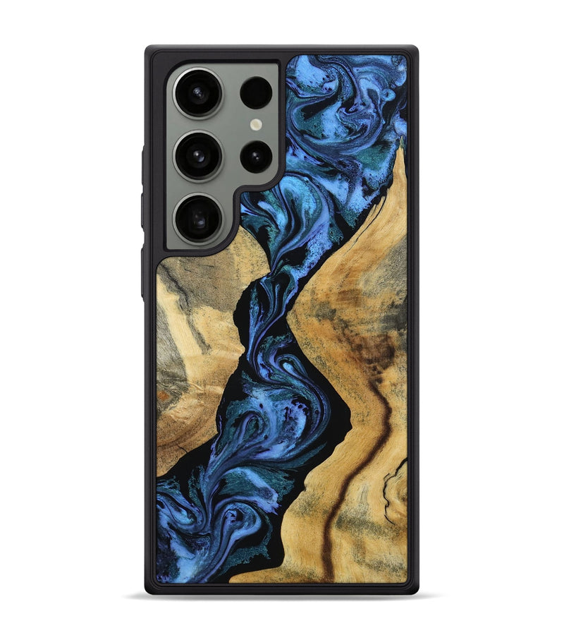 Galaxy S24 Ultra Wood Phone Case - Arturo (Blue, 801373)