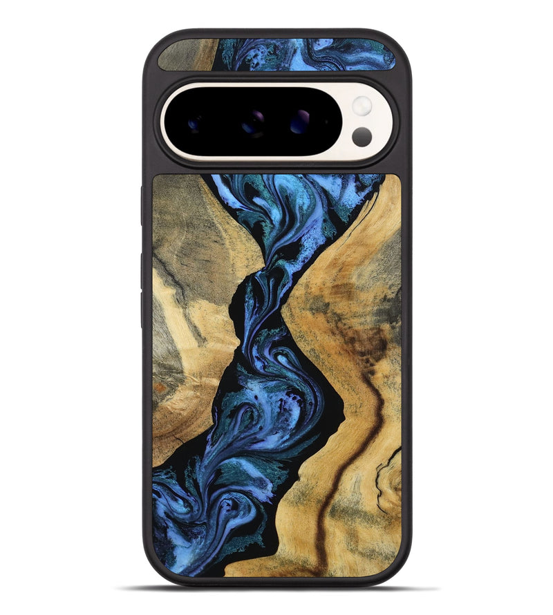 Pixel 9 Pro XL Wood Phone Case - Arturo (Blue, 801373)