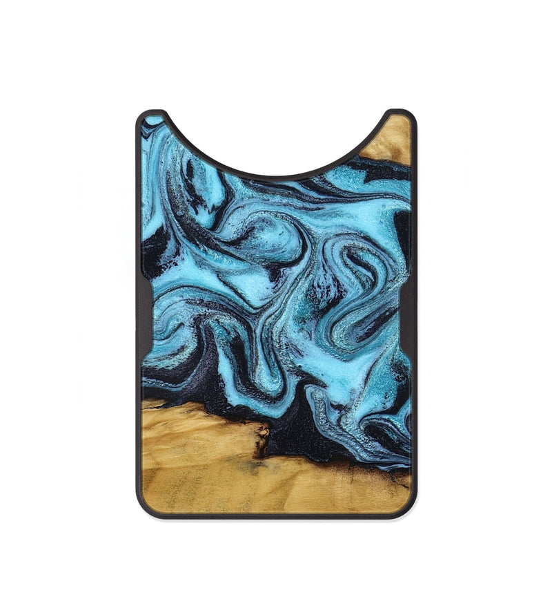 Alloy Wood Wallet - Deonte (Blue, 801375)