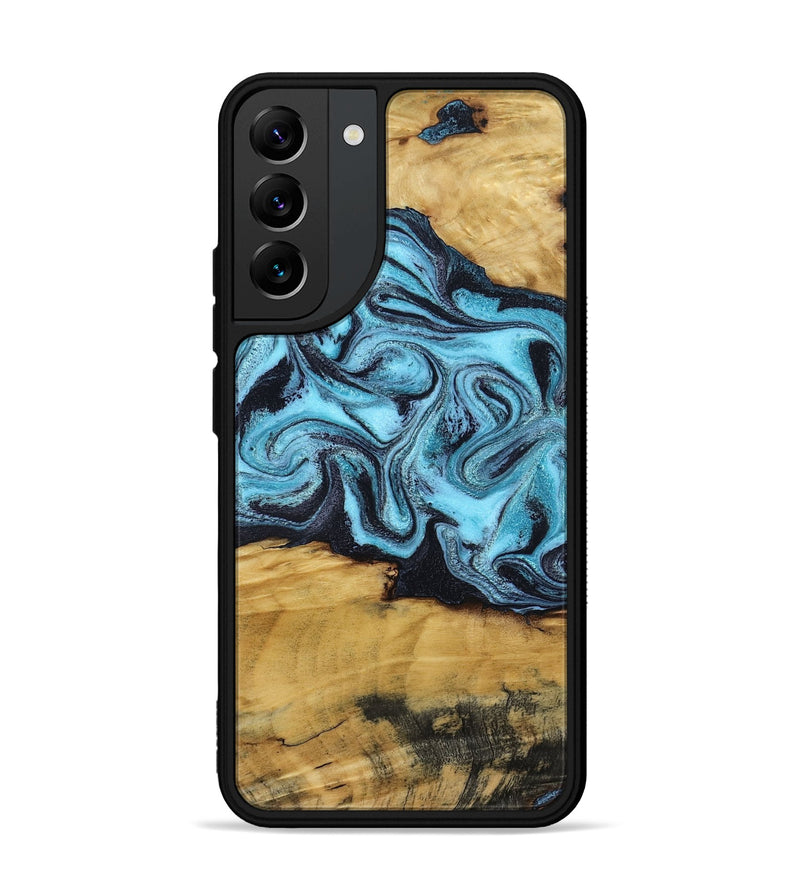 Galaxy S22 Plus Wood Phone Case - Deonte (Blue, 801375)
