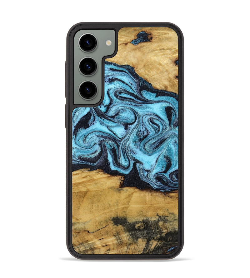 Galaxy S23 Plus Wood Phone Case - Deonte (Blue, 801375)