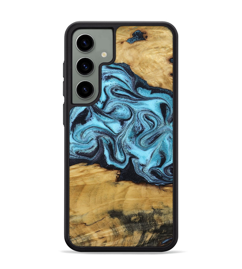 Galaxy S24 Plus Wood Phone Case - Deonte (Blue, 801375)