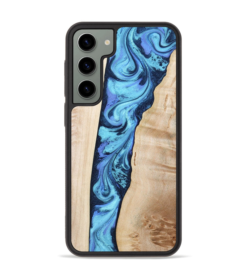 Galaxy S23 Plus Wood Phone Case - Kristie (Blue, 801376)