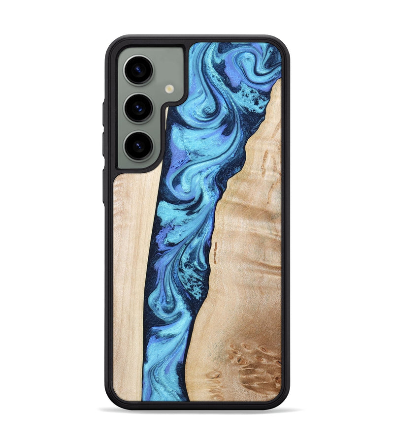 Galaxy S24 Plus Wood Phone Case - Kristie (Blue, 801376)