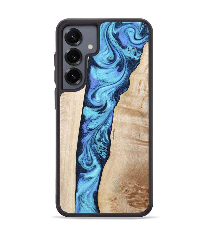 Galaxy S25 Plus Wood Phone Case - Kristie (Blue, 801376)