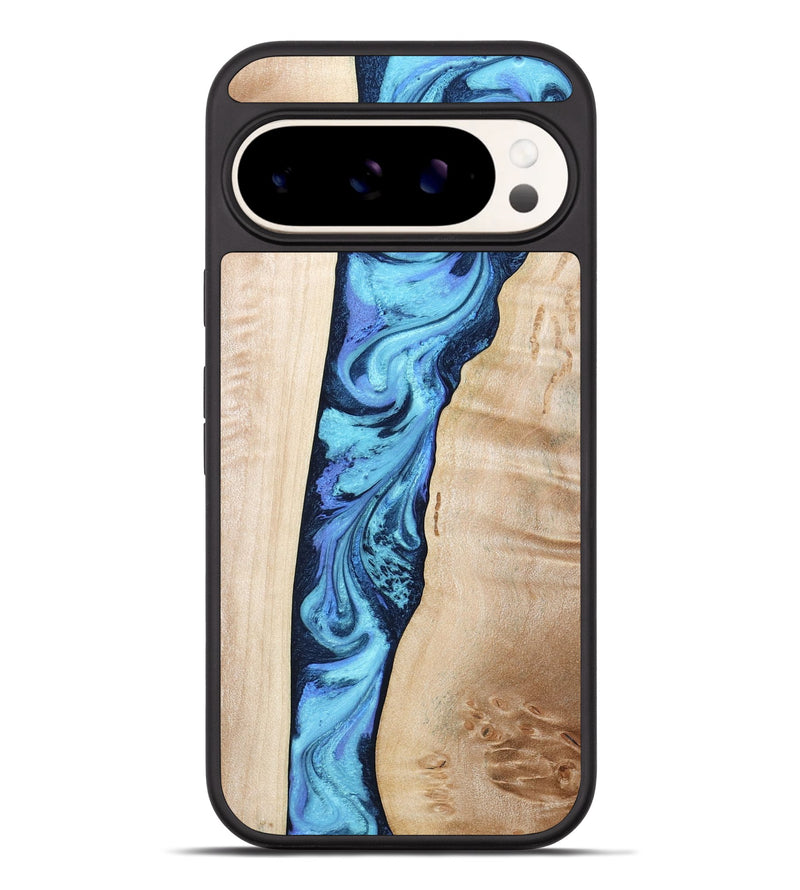Pixel 9 Pro XL Wood Phone Case - Kristie (Blue, 801376)