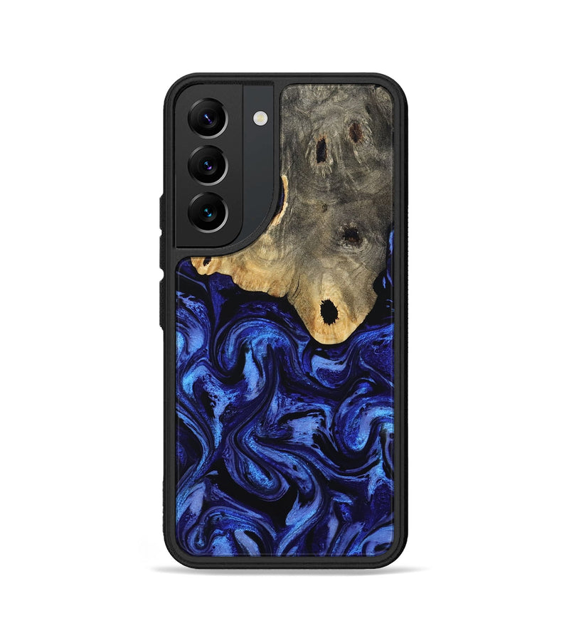 Galaxy S22 Wood Phone Case - Harley (Blue, 801377)
