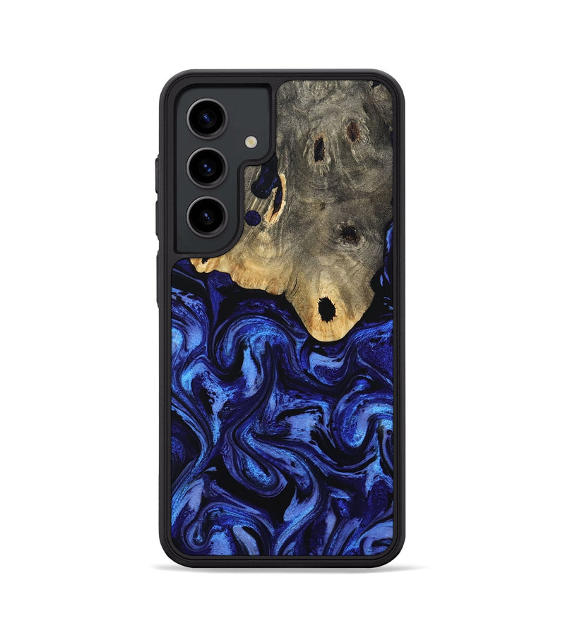 Galaxy S24 Wood Phone Case - Harley (Blue, 801377)