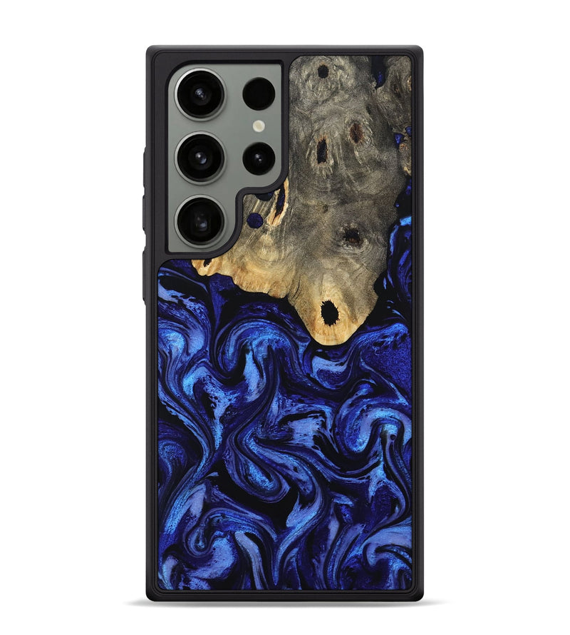 Galaxy S24 Ultra Wood Phone Case - Harley (Blue, 801377)